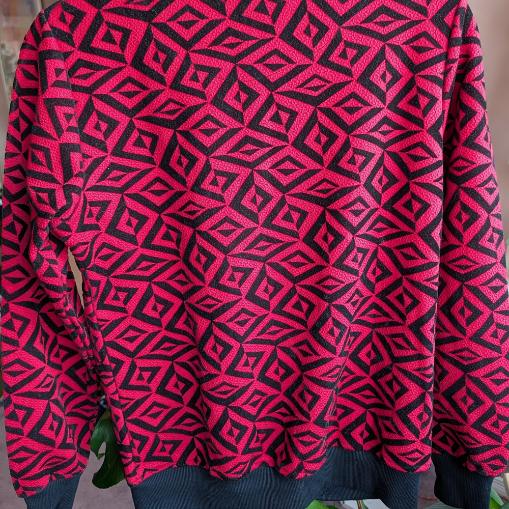 Oster Wool Patterned Bomber Jacket - Picture 2 of 5